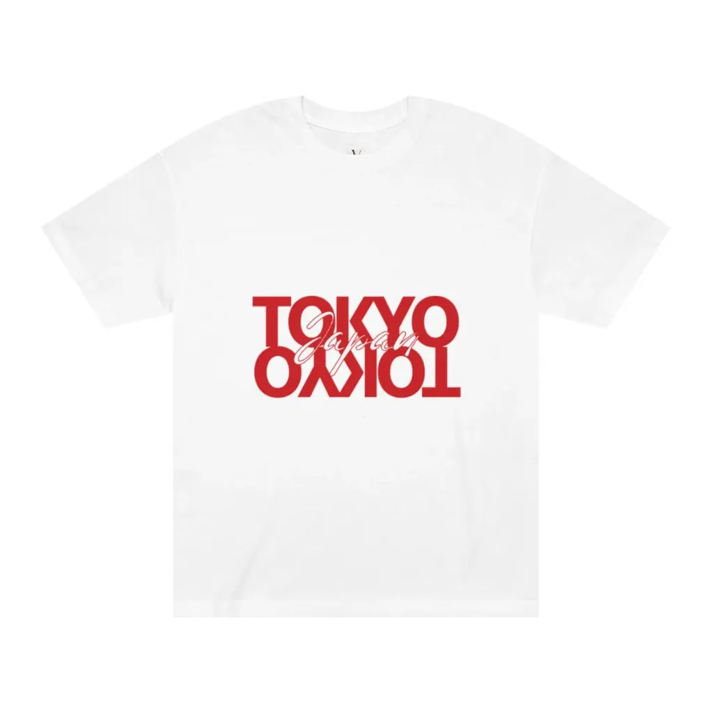 Tokyo Circle Red Logo Tee | Japan city graphic shirt